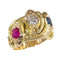 Bague 57 Trois serpents, trois joyaux : un conte d'intrigue victorienne 58 Facettes 22152-0306