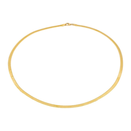 Collier Collier  Maille miroir  Or jaune 58 Facettes 4584700CN