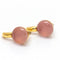 Boucles d'oreilles Boucles d'oreilles RIKIO en Or et Quartz Rose 58 Facettes D361624UZ