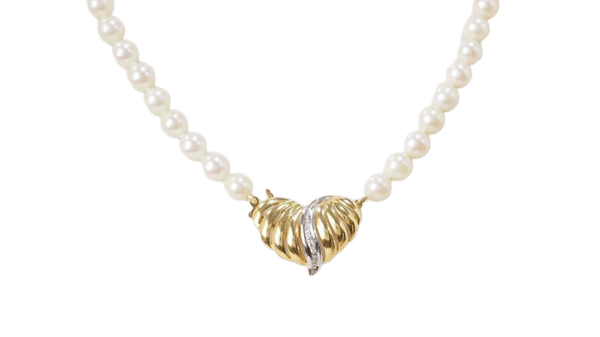 Collier Collier en or jaune et perles de culture 58 Facettes 32956