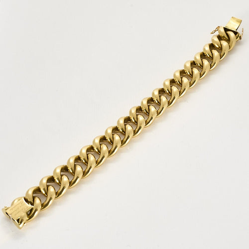 Bracelet Bracelet en or jaune à maille gourmette 58 Facettes ROM1588