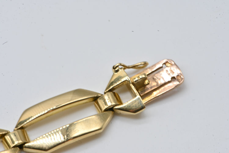 Bracelet Bracelet vintage circa 50 or jaune 58 Facettes