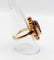 Bague 59.5 Bague marquise antique or jaune, grenats sur paillons 58 Facettes A05966