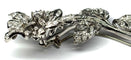 Broche Broche florale rétro en or blanc et diamants – années 40 58 Facettes E31