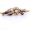 Broche Broche ancienne en or jaune sertie de diamants 58 Facettes