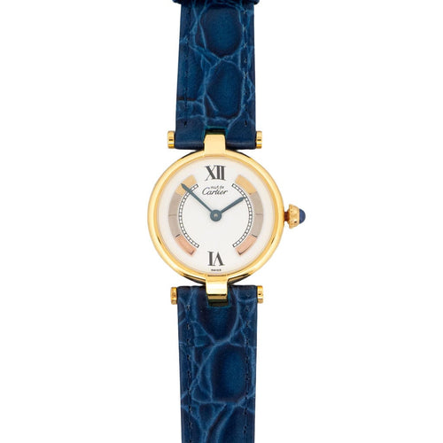 Cartier Must Vendôme - Ivory trinity dial - SM 58 Facettes