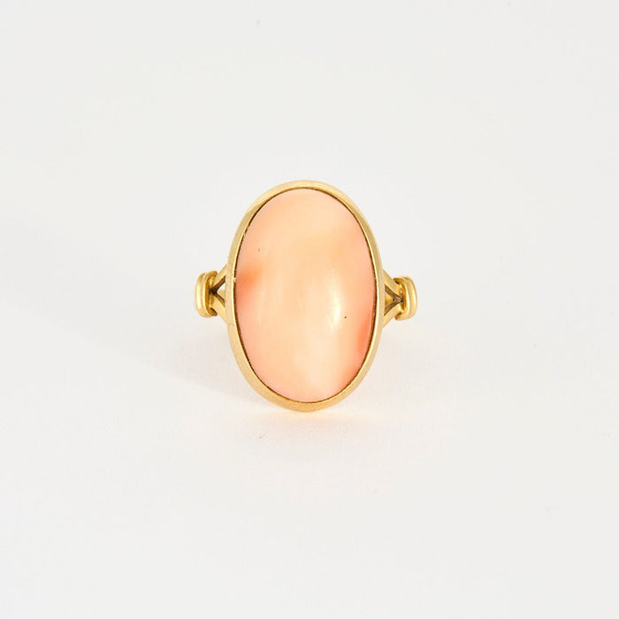 Bague 53 Bague corail peau d'ange 58 Facettes