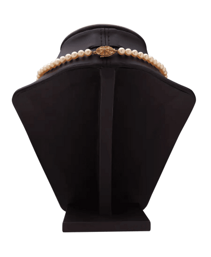 Collier Perles Rares Or jaune 18K Perle Diamant