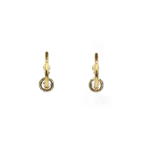 Boucles d'oreilles Boucles d'oreilles Dormeuses - Or, Platine & Diamants 58 Facettes 250342R