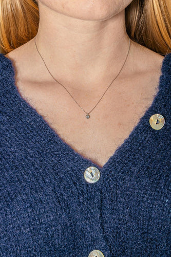 Collier Collier Pendentif Or blanc Diamant 58 Facettes 4427039CN