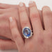 Ring 52 Sapphire diamond ring 58 Facettes