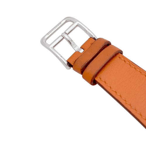 Montre Montre Hermès "Médor" acier, cuir. 58 Facettes 34361