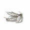 Broche Broche feuillage trié Or Blanc - Diamants 58 Facettes RÉF 3016/08