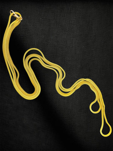 Collier Collier long ajustable « Promesse dorée » en or jaune 58 Facettes