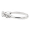 Bague 55 Bague Solitaire Or blanc Diamant 58 Facettes 1137222CN