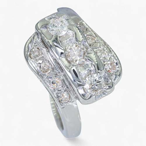 Bague 54.5 Bague  Diamants 0,52 carat 58 Facettes AM39