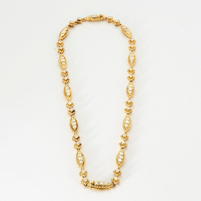 Collier BOUCHERON - Rare parure à transformation or jaune diamants 58 Facettes