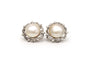 Boucles d'oreilles Boucles d'oreilles Art Déco en or blanc serties de perles et de diamants 58 Facettes 20339