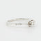 Bague 48 BAGUE EN OR BLANC 18 CARATS 58 Facettes REF 8022/19