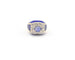 Bague Bague vintage huit-huit saphirs et diamants 58 Facettes 14630