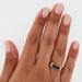 Ring 54 YELLOW GOLD SAPPHIRE AND DIAMOND RING 58 Facettes REF 3063/18