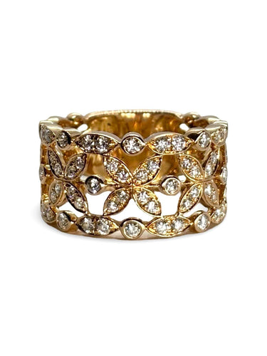 Bague 52 Bague Guérin Diamants de Rosée or rose et diamants 0,60 ct 58 Facettes 1126