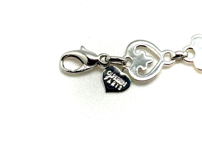 Bracelet OJ PERRIN - Bracelet coeur légende or blanc 58 Facettes M9280
