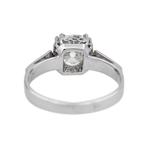 Bague Solitaire Platine Diamant
