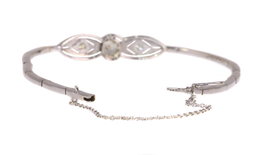 Bracelet Les diamants de l'art déco : l'élégance intemporelle d'un bracelet vintage 58 Facettes 21027-0139