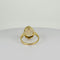 Bague Bague solitaire citrine ovale facettée en or jaune 14k 58 Facettes 2511012