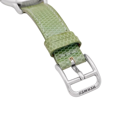 Montre Montre Hermès, "Slim", acier. 58 Facettes 34127