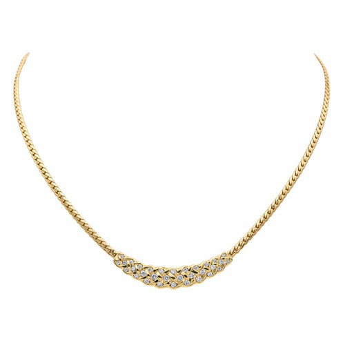 Collier Collier Or jaune Diamant 58 Facettes 3951645CN