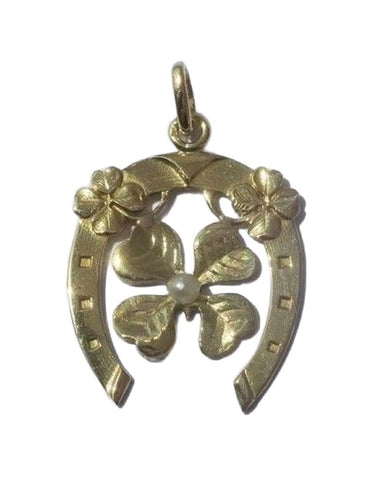 Pendentif Art Nouveau porte-bonheur