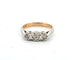 Bague 55 Bague en or blanc et jaune avec diamants 58 Facettes