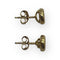 Boucles d'oreilles Boucles d'oreilles puces en or jaune et diamants 58 Facettes 149057190