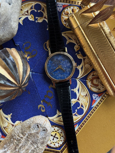 Montre Montre Femme ESKA cadran Lapis-Lazuli 58 Facettes
