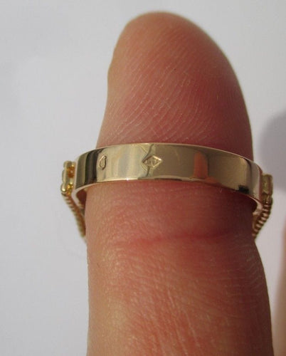 Bague 52 AUGIS - bague médaille d’amour en or jaune 58 Facettes