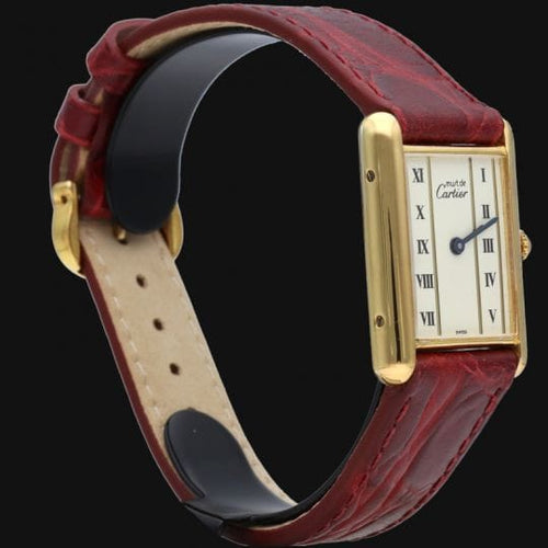 Montre Cartier Montre Must De Cartier Vermeil 58 Facettes MT43334