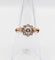 Bague 54 Ancienne bague marguerite or rose, diamants taille rose (circa 1900) 58 Facettes A05495