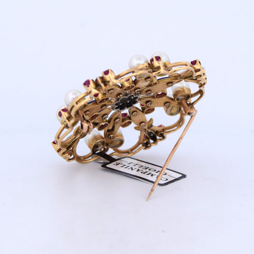 Broche Jeu vintage des années 60 58 Facettes SP15