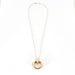 Collier Collier bicolore or rose et blanc, diamants 58 Facettes