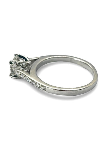 Bague 54 Bague or 18K diamants 1,36 ct 58 Facettes 00019701