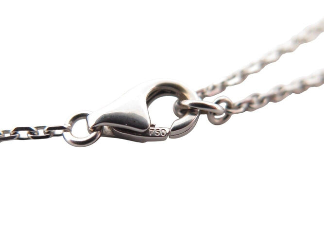 Collier collier VAN CLEEF & ARPELS alhambra vintage calcedoine vcard34900 or blanc 58 Facettes 270786