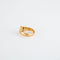 Bague Bague Aigue-Marine ovale sertie clos sur or jaune 58 Facettes