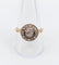 Bague 61.5 Bague cible or jaune et platine, diamant (circa 1900) 58 Facettes A05271