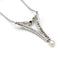Collier Collier Pendentif - Or blanc diamants & Perle 58 Facettes 250014R