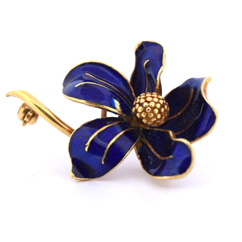 Broche Broche vintage en émail 58 Facettes