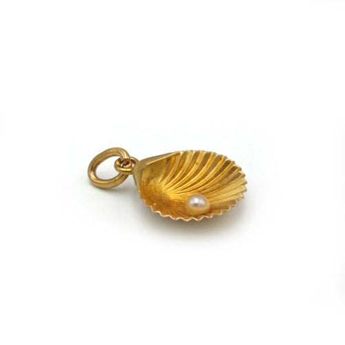 Pendentif Pendentif Coquillage - Or et Perle 58 Facettes 250361R