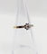 Bague solitaire art deco or 18k diamant de 0,15 carats