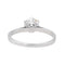 Bague 54 Bague  Solitaire Or blanc Diamant 58 Facettes 4045632CN